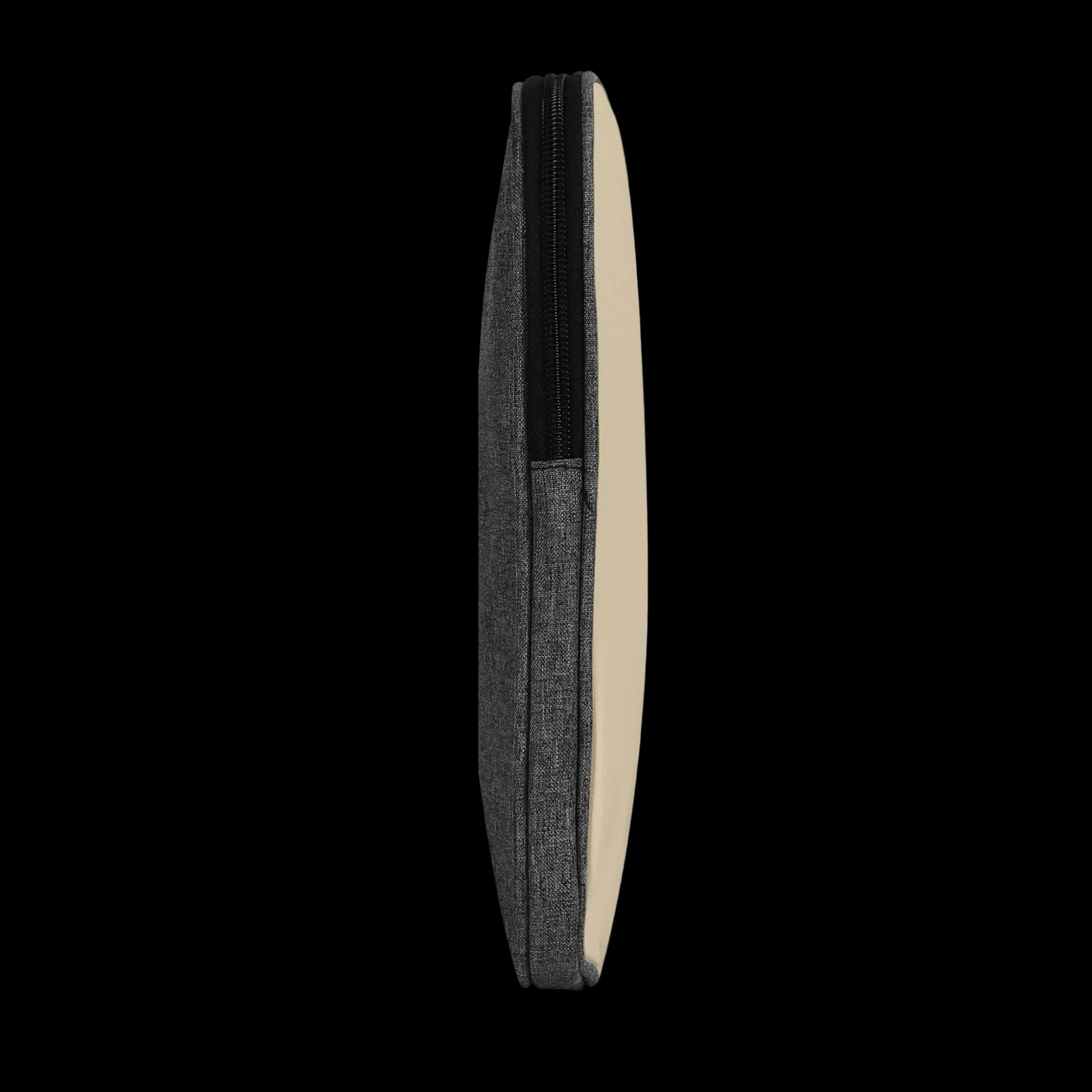 Minimalist back view of the water-resistant Tan Blank Slate sleeve from the Classified Bag collection.
