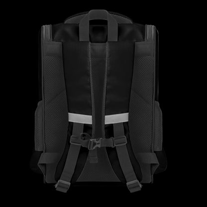 Back of the Classified trail backpack displaying ergonomic padded shoulder straps